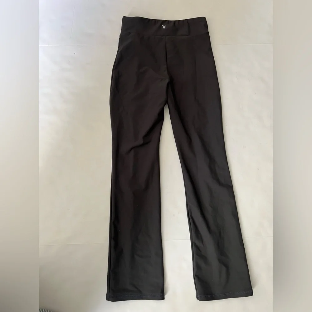 OLD NAVY High-Waisted PowerSoft Flared Split-Hem Performance Leggings Girls 10